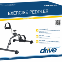 Image of Folding Exercise Peddler with Electronic Display